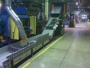 Plastic Scrap Incline Conveyor