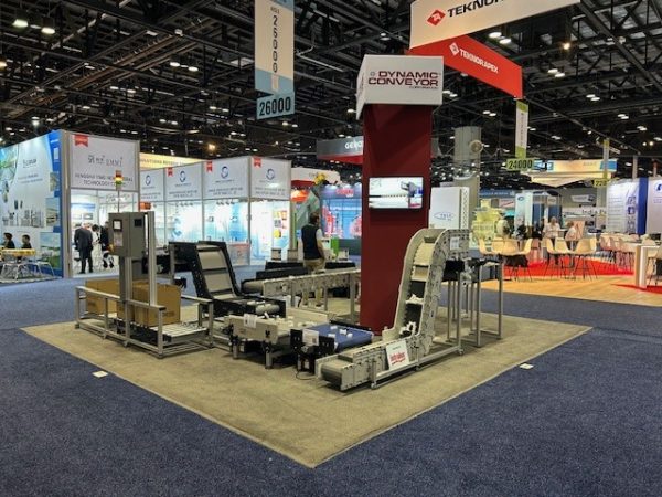 Dynamic Conveyor's booth at NPE 2024