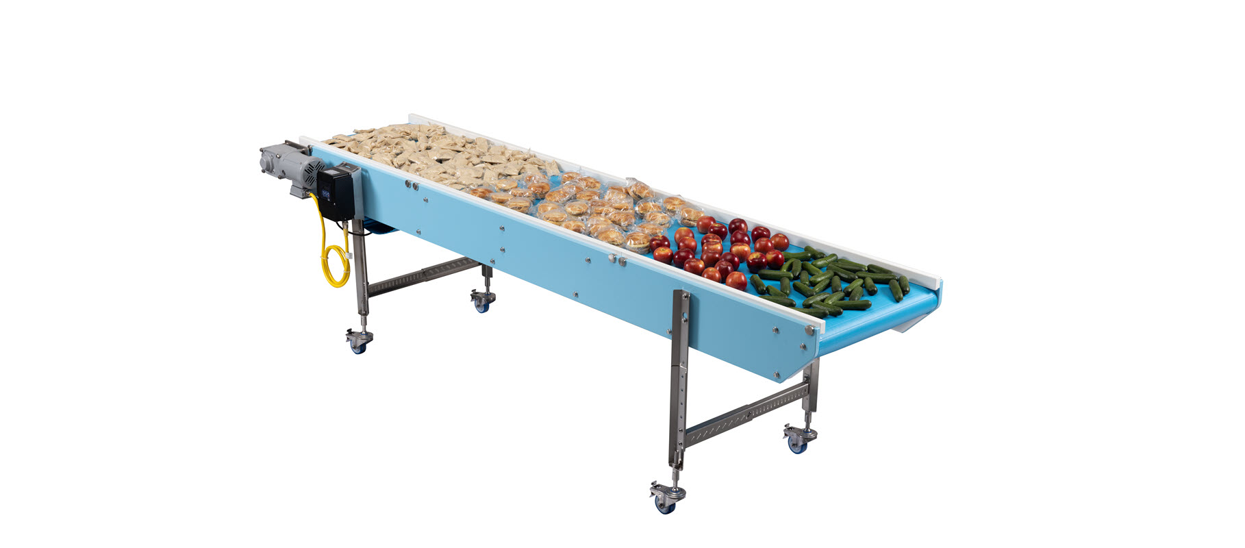 Dynamic Conveyor Introduces DynaClean S Series Sanitary Full Washdown Conveyor for Food Processing Industry