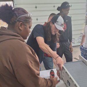 hands on learning during manufacturing week at Dynamic Conveyor